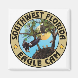 Imán de logotipos SWFLEagleCam (DIVERSAS FORMAS)