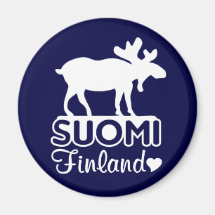 Imán de los alces de Finlandia