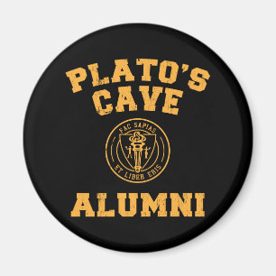 Imán de los alumnos de la cueva de Platón