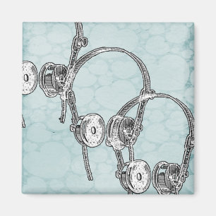 Imán de los auriculares del vintage