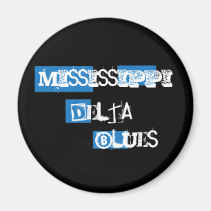 Imán de los azules del delta de Mississippi