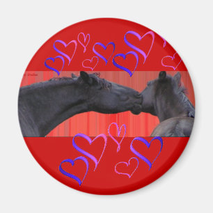 Imán de los corazones del caballo