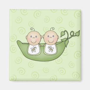 imán de los gemelos personalizable