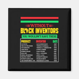 Imán De los inventores negros olvidados Mes de Historia