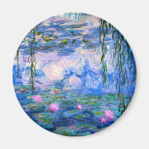 Imán de los lirios de agua de Monet