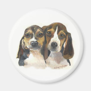 Imán de los perritos del beagle