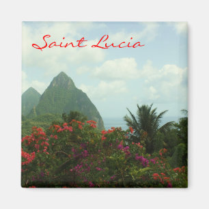 Imán de los Pitons de la Santa Lucía