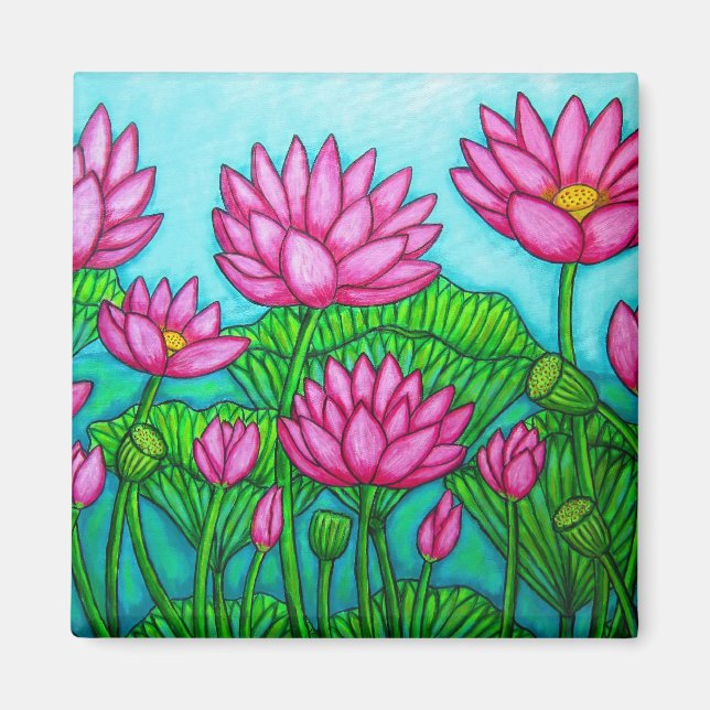 Imán de Lotus Bliss II (Frente)