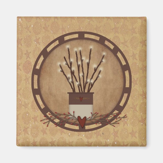 Imán de luces de sucursal (Frente)