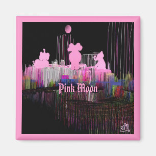 Imán de Luna Rosa