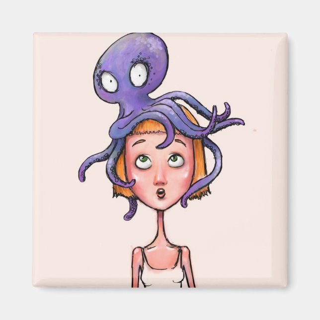 imán de lunes de Marissa (Frente)