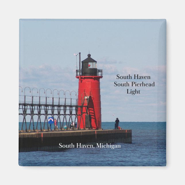 Imán de luz South Haven South Pierhead (Frente)
