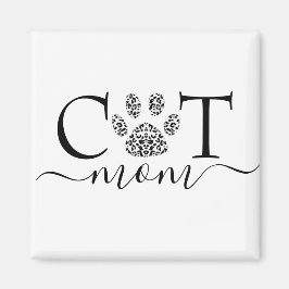 Imán de mamá gata