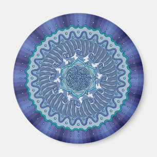 Imán de Mandala de Agua