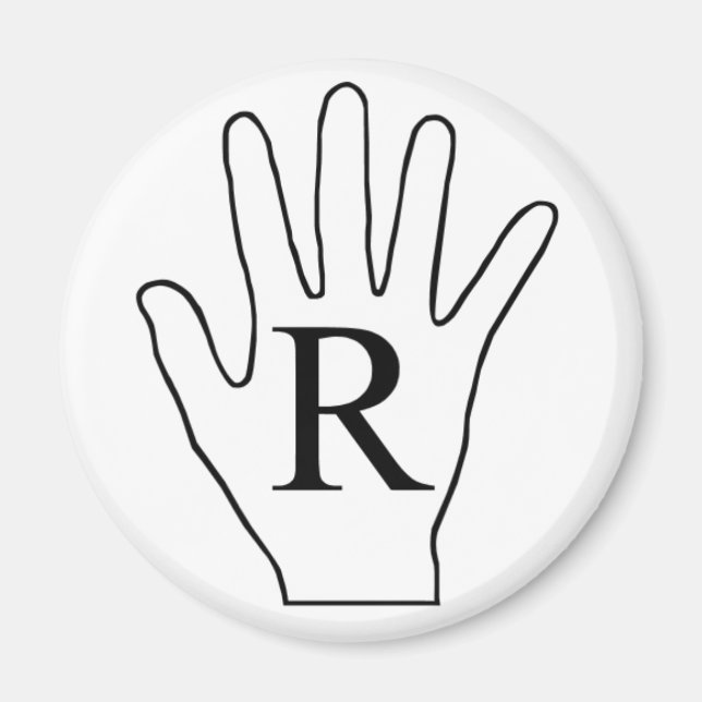 Imán de mano (derecha) (Frente)