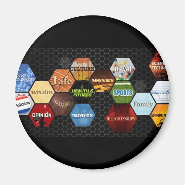 imán de mapa de escenas de wis.dm (Frente)