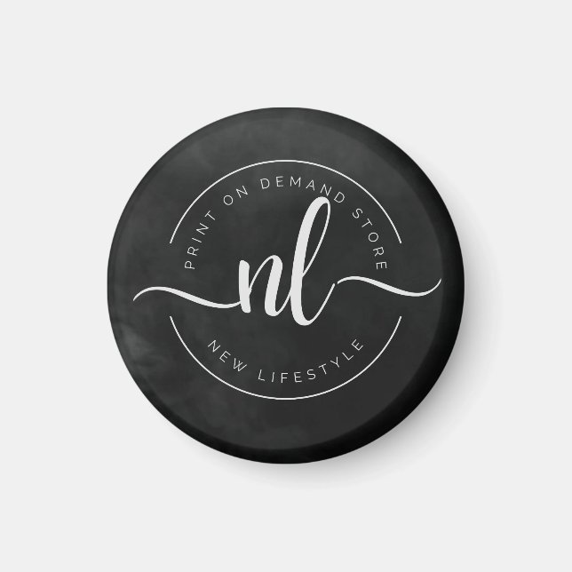 Imán de marca personalizado - Moda personalizada (Frente)