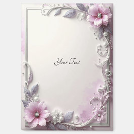 Imán de Marco Floral Rosa