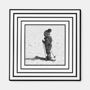 Imán de marco fotográfico de personalizable