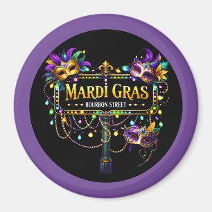 Imán de Mardi Gras