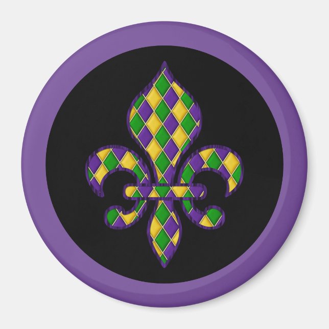 Imán de Mardi Gras (Frente)