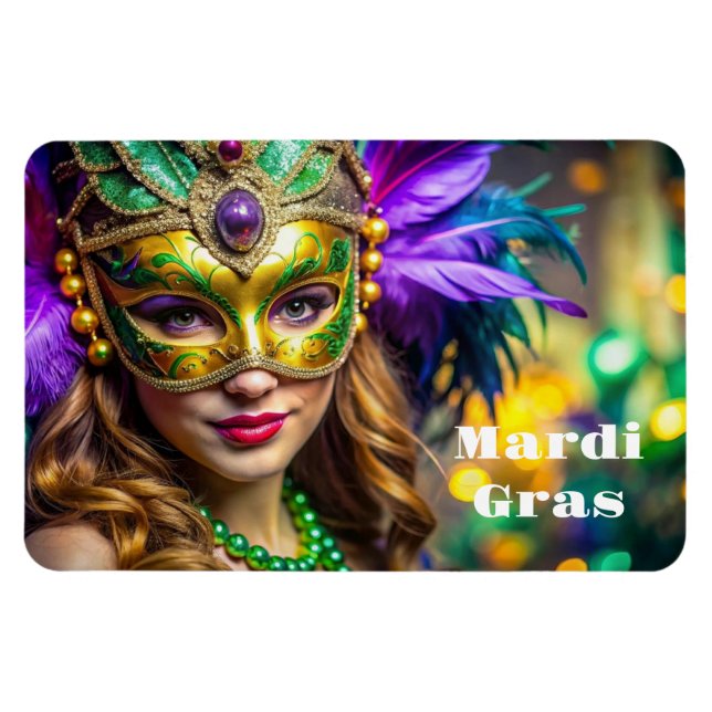 Imán de Mardi Gras (Horizontal)