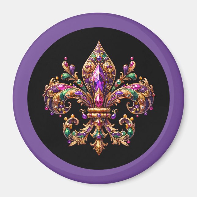 Imán de Mardi Gras (Frente)