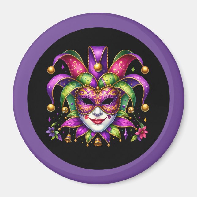 Imán de Mardi Gras (Frente)