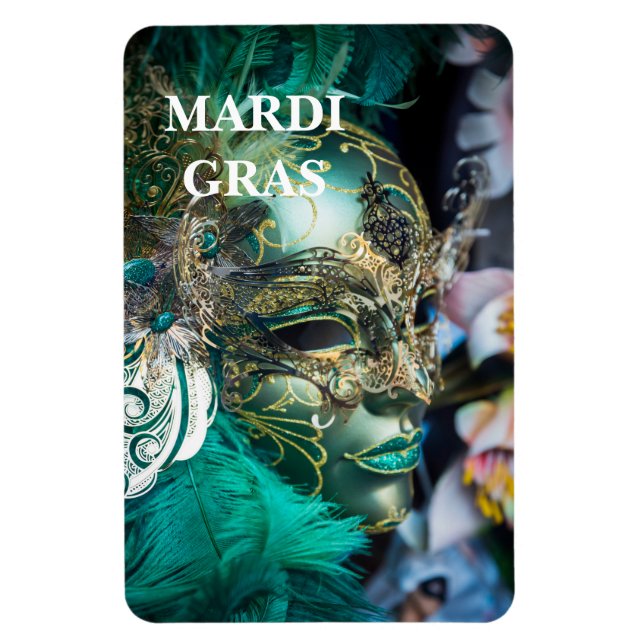 Imán de Mardi Gras (Vertical)