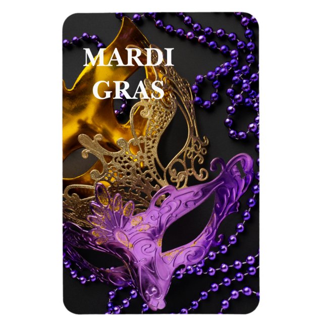Imán de Mardi Gras (Vertical)