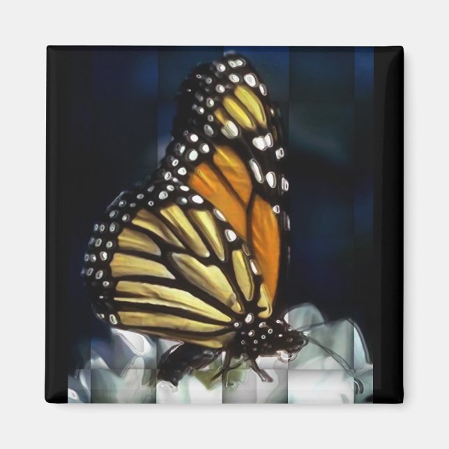 imán de mariposa (Frente)