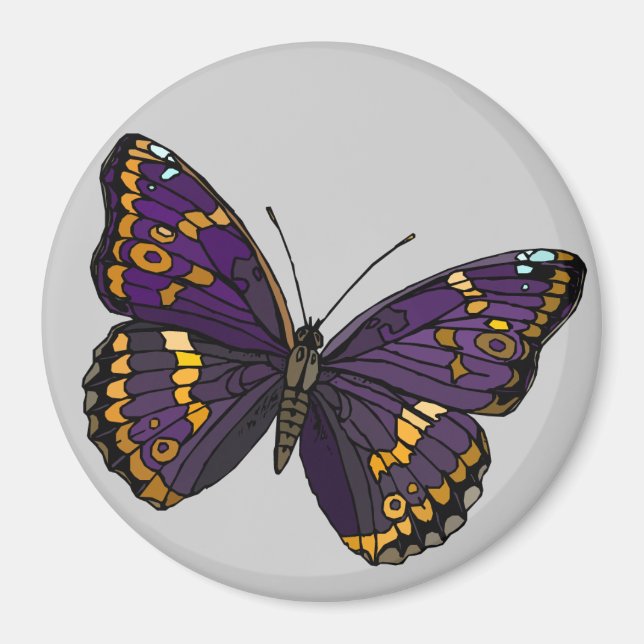 imán de mariposa (Frente)