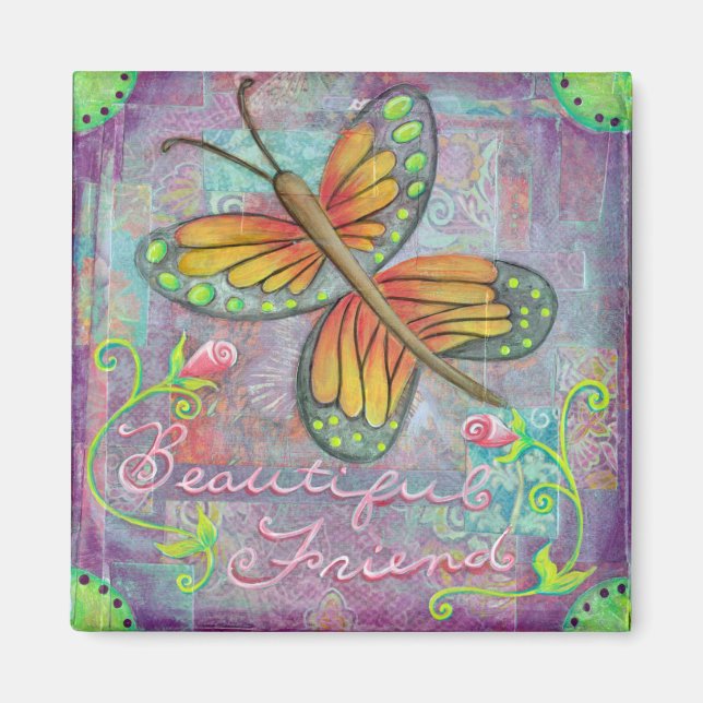 imán de mariposa (Frente)