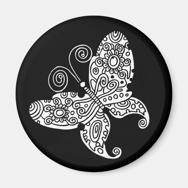 imán de mariposa (Frente)