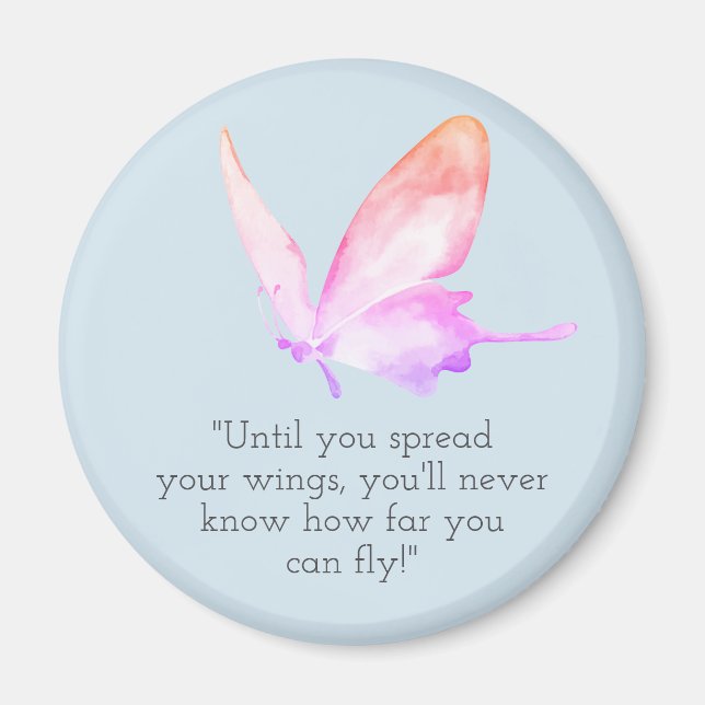 imán de mariposa (Frente)