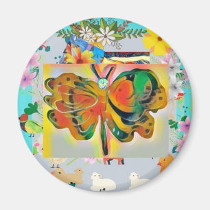 imán de mariposa