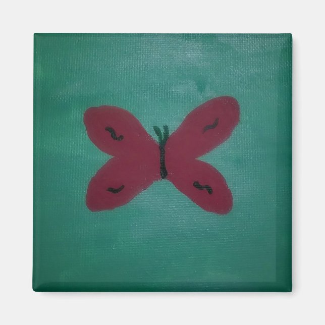 imán de mariposa (Frente)