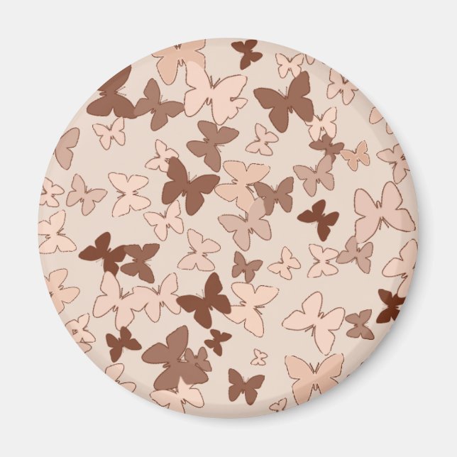 Imán de mariposa femenina neutra (Frente)