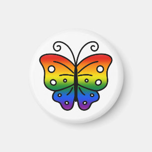 Imán de mariposa Orgullo Gay