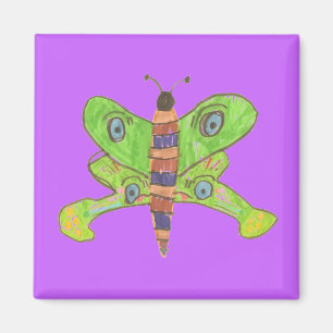 Imán de mariposa púrpura
