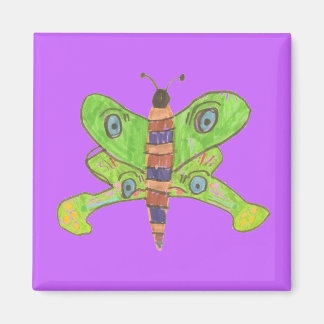 Imán de mariposa púrpura