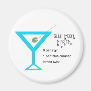 Imán de Martini de la luna azul