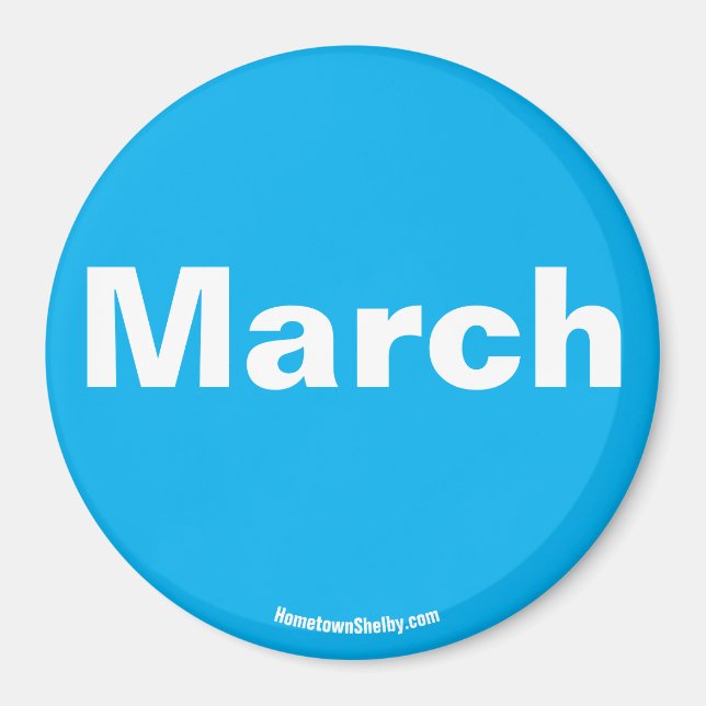 imán de marzo (Frente)