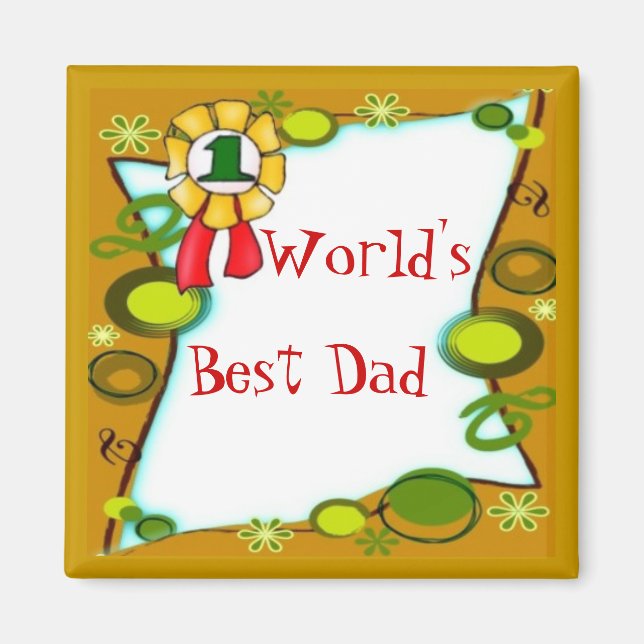 Imán de Mejor Papá (Frente)