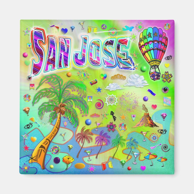 Imán de melodía atemporal de San Jose (Frente)