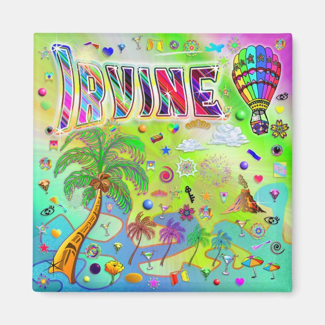 Imán de melodía eterna de Irvine (Frente)