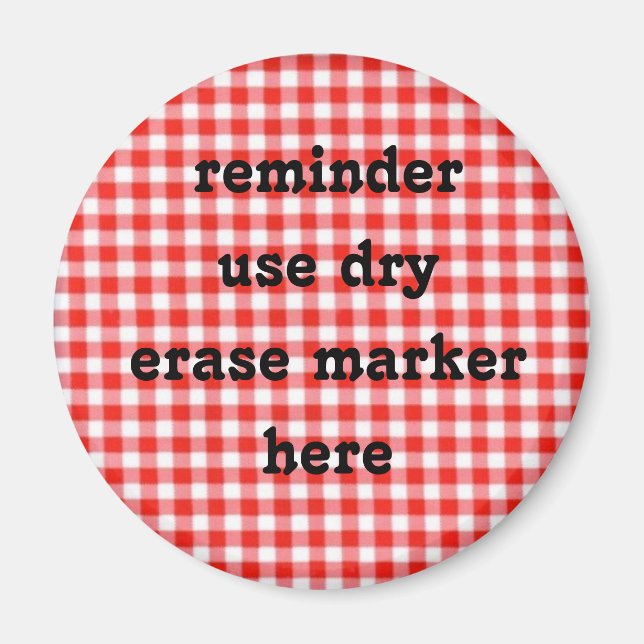 imán de memo de borrado seco (Frente)