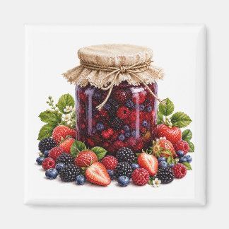 Imán de Mermelada de Frutas  