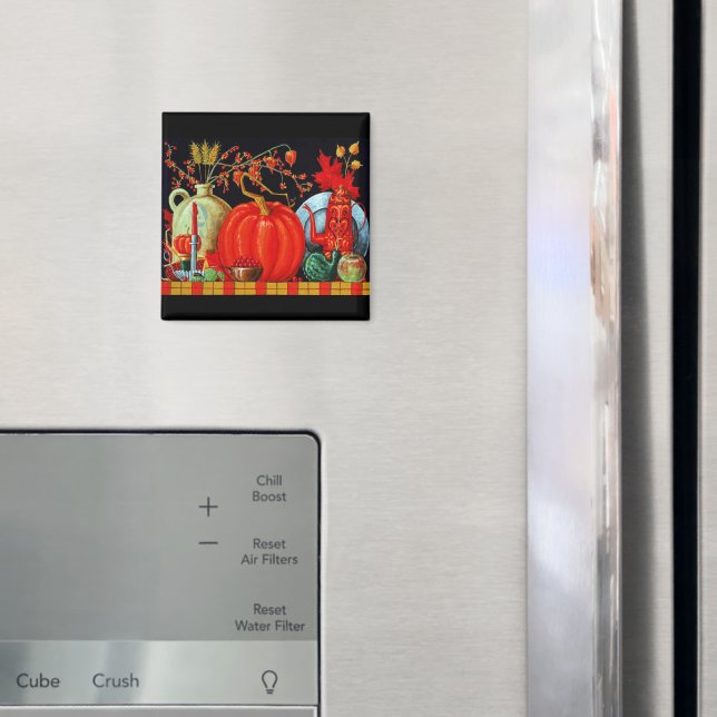 Imán de mesa festiva de otoño (In situ (nevera))