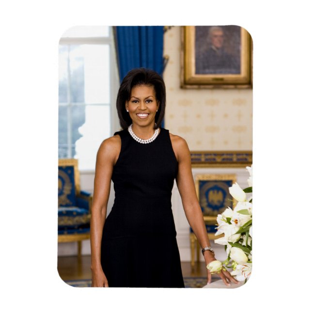 Imán de Michelle Obama (Vertical)